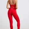Legginsy Define Luxe z wysokim stanem w kolorze czerwonym Legginsy Define Luxe z wysokim stanem w kolorze czerwonym