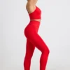 Legginsy Define Luxe z wysokim stanem w kolorze czerwonym Legginsy Define Luxe z wysokim stanem w kolorze czerwonym