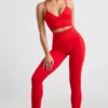 Legginsy Define Luxe z wysokim stanem w kolorze czerwonym Legginsy Define Luxe z wysokim stanem w kolorze czerwonym