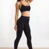 Legginsy FlexiRib z wysokim stanem w kolorze czarnym Legginsy FlexiRib z wysokim stanem w kolorze czarnym