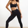 Legginsy FlexiRib z wysokim stanem w kolorze czarnym Legginsy FlexiRib z wysokim stanem w kolorze czarnym