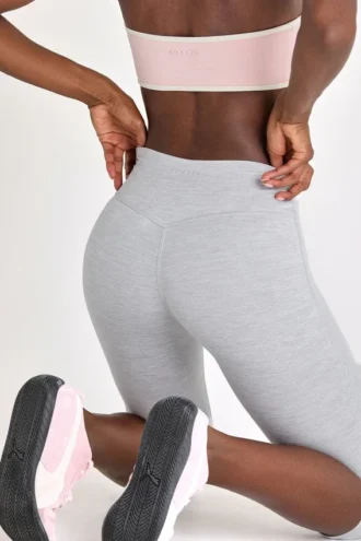 Legginsy Soft Active Capri w kolorze szarym melanżowym Legginsy Soft Active Capri w kolorze szarym melanżowym
