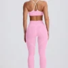 Legginsy Soft Active o średnim stanie w kolorze jasnoróżowym Legginsy Soft Active o średnim stanie w kolorze jasnoróżowym