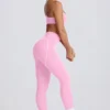 Legginsy Soft Active o średnim stanie w kolorze jasnoróżowym Legginsy Soft Active o średnim stanie w kolorze jasnoróżowym