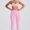 Legginsy Soft Active o średnim stanie w kolorze jasnoróżowym Legginsy Soft Active o średnim stanie w kolorze jasnoróżowym