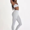Legginsy Soft Active w kolorze szarym melanżowym Legginsy Soft Active w kolorze szarym melanżowym