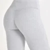Legginsy Soft Active w kolorze szarym melanżowym Legginsy Soft Active w kolorze szarym melanżowym