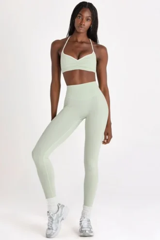 Legginsy Soft Active w kolorze szałwiowym