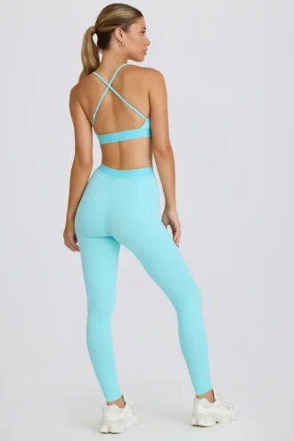 Legginsy Soft Active w kolorze turkusowym