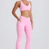 Legginsy Soft Active z kieszeniami i rozszerzanymi nogawkami w kolorze jasnoróżowym Legginsy Soft Active z kieszeniami i rozszerzanymi nogawkami w kolorze jasnoróżowym