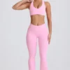 Legginsy Soft Active z kieszeniami i rozszerzanymi nogawkami w kolorze jasnoróżowym Legginsy Soft Active z kieszeniami i rozszerzanymi nogawkami w kolorze jasnoróżowym
