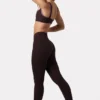 Legginsy Soft Active z marszczeniami w kolorze espresso Legginsy Soft Active z marszczeniami w kolorze espresso