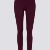Legginsy Soft Active z paskiem w kształcie litery V w kolorze bordowym Legginsy Soft Active z paskiem w kształcie litery V w kolorze bordowym