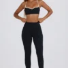 Legginsy Soft Active z średnim stanem w kolorze czarnym Legginsy Soft Active z średnim stanem w kolorze czarnym