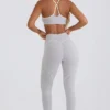 Legginsy Soft Active z średnim stanem w kolorze szarym Legginsy Soft Active z średnim stanem w kolorze szarym