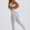 Legginsy Soft Active z średnim stanem w kolorze szarym Legginsy Soft Active z średnim stanem w kolorze szarym