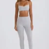 Legginsy Soft Active z średnim stanem w kolorze szarym Legginsy Soft Active z średnim stanem w kolorze szarym