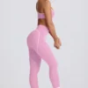 Legginsy Soft Active z średnim stanem w kolorze zgaszonego różu Legginsy Soft Active z średnim stanem w kolorze zgaszonego różu