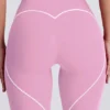 Legginsy Soft Active z średnim stanem w kolorze zgaszonego różu Legginsy Soft Active z średnim stanem w kolorze zgaszonego różu