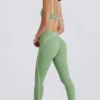 Legginsy Soft Active z skręconym przodem w kolorze zielonym Legginsy Soft Active z skręconym przodem w kolorze zielonym