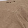 Legginsy z marszczonymi nogawkami i średnim stanem z szczotkowanej dzianiny w kolorze mocha marl Legginsy z marszczonymi nogawkami i średnim stanem z szczotkowanej dzianiny w kolorze mocha marl