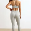 Legginsy z wysokim stanem FlexiRib w kolorze szarym Legginsy z wysokim stanem FlexiRib w kolorze szarym