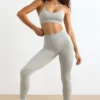 Legginsy z wysokim stanem FlexiRib w kolorze szarym Legginsy z wysokim stanem FlexiRib w kolorze szarym