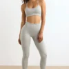 Legginsy z wysokim stanem FlexiRib w kolorze szarym Legginsy z wysokim stanem FlexiRib w kolorze szarym