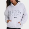 Miękka bawełniana bluza z kapturem oversize w kolorze szarym marmurkowym Miękka bawełniana bluza z kapturem oversize w kolorze szarym marmurkowym