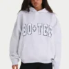 Miękka bawełniana bluza z kapturem w rozmiarze oversize w kolorze szarym melanżowym Miękka bawełniana bluza z kapturem w rozmiarze oversize w kolorze szarym melanżowym