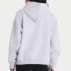 Miękka bawełniana bluza z kapturem w rozmiarze oversize w kolorze szarym melanżowym Miękka bawełniana bluza z kapturem w rozmiarze oversize w kolorze szarym melanżowym