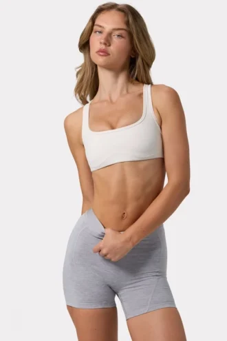 Miękki sportowy biustonosz w kolorze White Miękki sportowy biustonosz w kolorze White