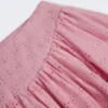 Mini spódnica Thia z angielską haftowaną koronką i kokardką w delikatnym różu Mini spódnica Thia z angielską haftowaną koronką i kokardką w delikatnym różu