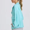 Oversizowa bluza dresowa w kolorze aqua Oversizowa bluza dresowa w kolorze aqua