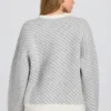 Oversizowy sweter z dzianiny z logo w kolorze Ice Oversizowy sweter z dzianiny z logo w kolorze Ice