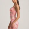 Różowa sukienka bodycon z ozdobami Velena Różowa sukienka bodycon z ozdobami Velena