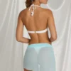 Sarong Elvire z wiązaniem z boku w kolorze aqua blue Sarong Elvire z wiązaniem z boku w kolorze aqua blue