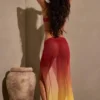Sarong midi z marszczeniami Gelato w kolorze żółtym multi Sarong midi z marszczeniami Gelato w kolorze żółtym multi