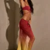 Sarong midi z marszczeniami Gelato w kolorze żółtym multi Sarong midi z marszczeniami Gelato w kolorze żółtym multi