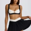 Spódniczka-szorty Soft Active Crossover z plisami w kolorze czarnym Spódniczka-szorty Soft Active Crossover z plisami w kolorze czarnym