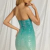 Sukienka bandeau Alessi w kolorze niebieskim ombre Sukienka bandeau Alessi w kolorze niebieskim ombre