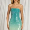 Sukienka bandeau Alessi w kolorze niebieskim ombre Sukienka bandeau Alessi w kolorze niebieskim ombre