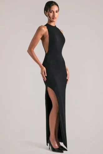 Sukienka maxi bez rękawów Mayda w kolorze czarnym Sukienka maxi bez rękawów Mayda w kolorze czarnym