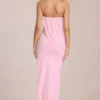 Sukienka maxi Caliane z drapowanym stanikiem bandeau w kolorze Blossom Pink Sukienka maxi Caliane z drapowanym stanikiem bandeau w kolorze Blossom Pink