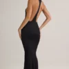 Sukienka maxi Imelda z modalu z tyłem typu racerback w kolorze czarnym Sukienka maxi Imelda z modalu z tyłem typu racerback w kolorze czarnym