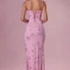 Sukienka maxi Primara z ozdobnym gorsetem w kolorze cukrowego różu Sukienka maxi Primara z ozdobnym gorsetem w kolorze cukrowego różu