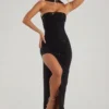 Sukienka maxi z ozdobnym stanikiem typu bandeau Belgravia w kolorze czarnym Sukienka maxi z ozdobnym stanikiem typu bandeau Belgravia w kolorze czarnym