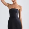 Sukienka Mini Haisley Bandeau Structured Tulip w kolorze czarnym Sukienka Mini Haisley Bandeau Structured Tulip w kolorze czarnym