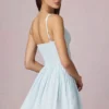 Sukienka Mini Marissa z kokardką w kształcie litery A w niebieskie paski Sukienka Mini Marissa z kokardką w kształcie litery A w niebieskie paski
