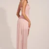 Sukienka Mini Reeva z gorsetem i drapowaną spódnicą w kolorze pudrowego różu Sukienka Mini Reeva z gorsetem i drapowaną spódnicą w kolorze pudrowego różu